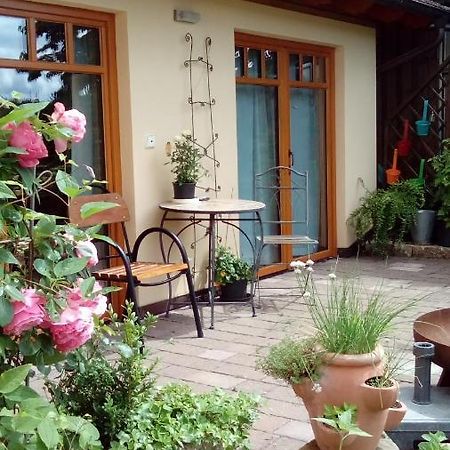 Apartment Mit Gartenblick Eckersdorf Exteriör bild