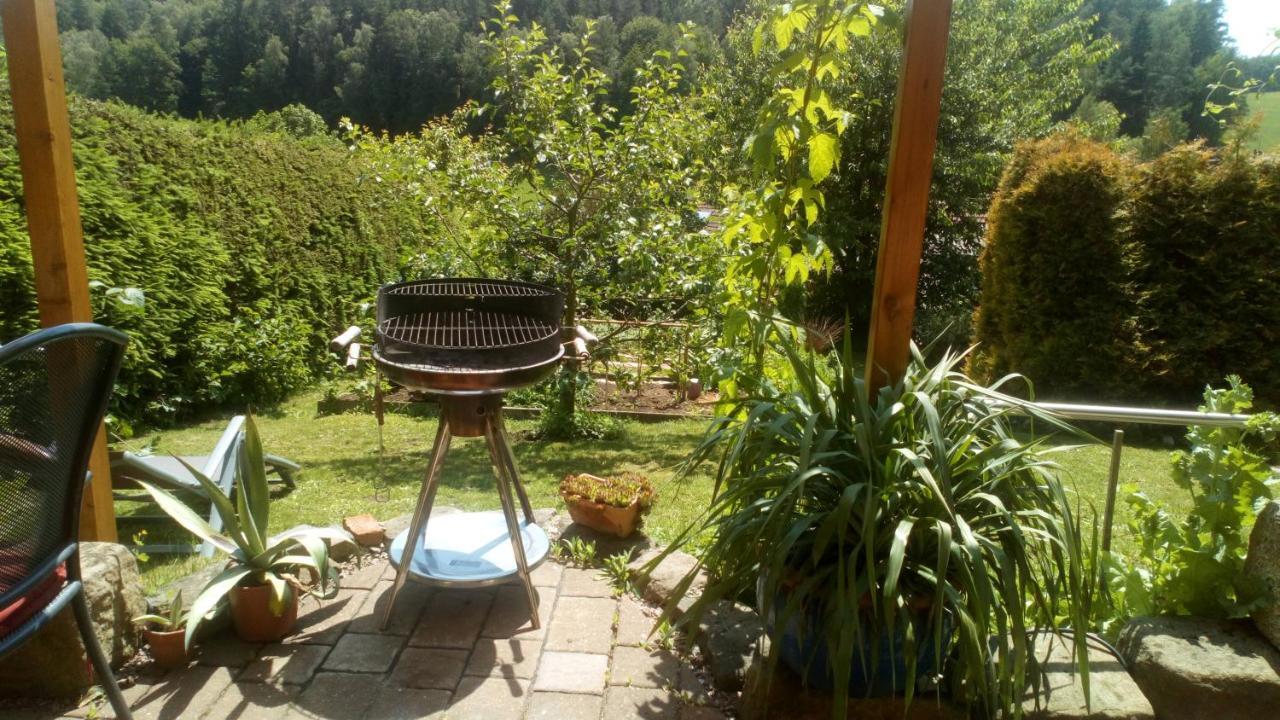 Apartment Mit Gartenblick Eckersdorf Exteriör bild
